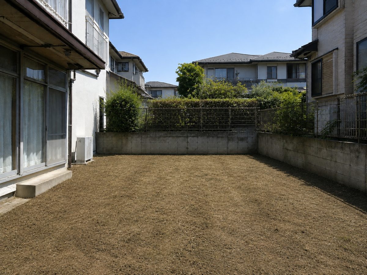 手入れ後の庭