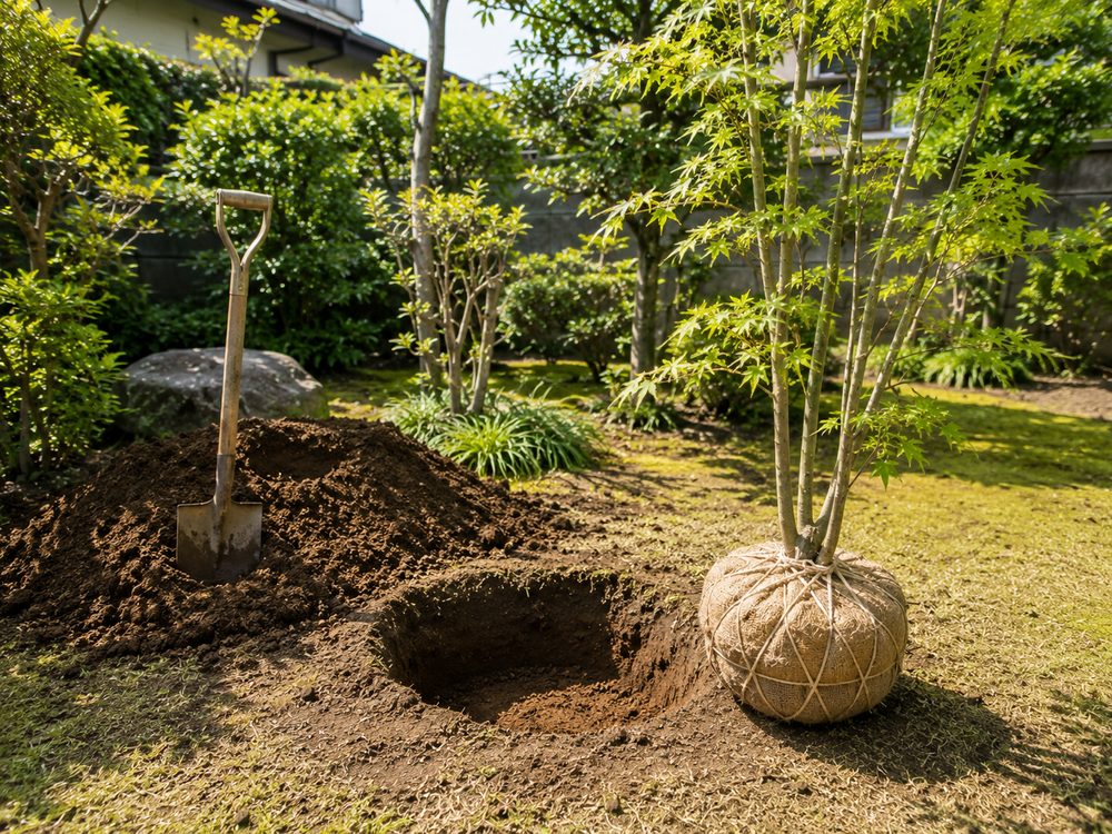 植え替え用の苗木